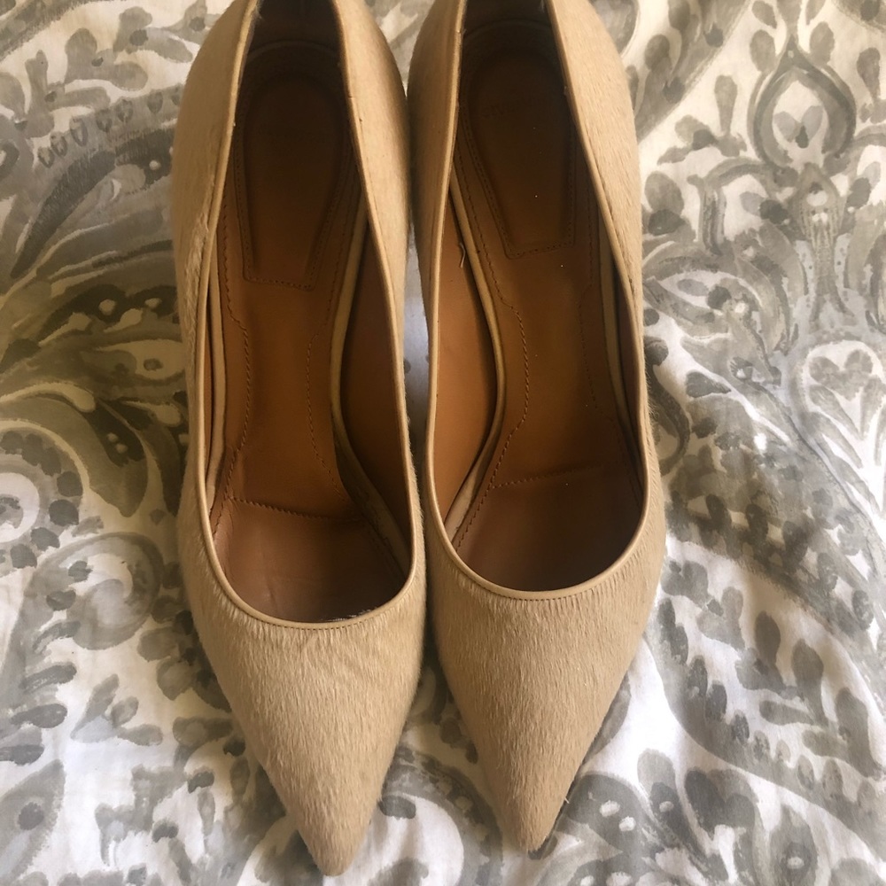 Pony hair nude heels